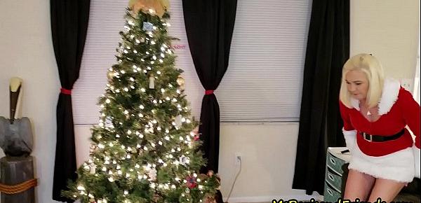  Decorating for the Holidays Makes Her Pussy Wet